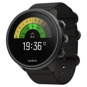 Suunto 9 BARO Charcoal Black Titanium Ultra-endurance GPS Watch (SS050564000)