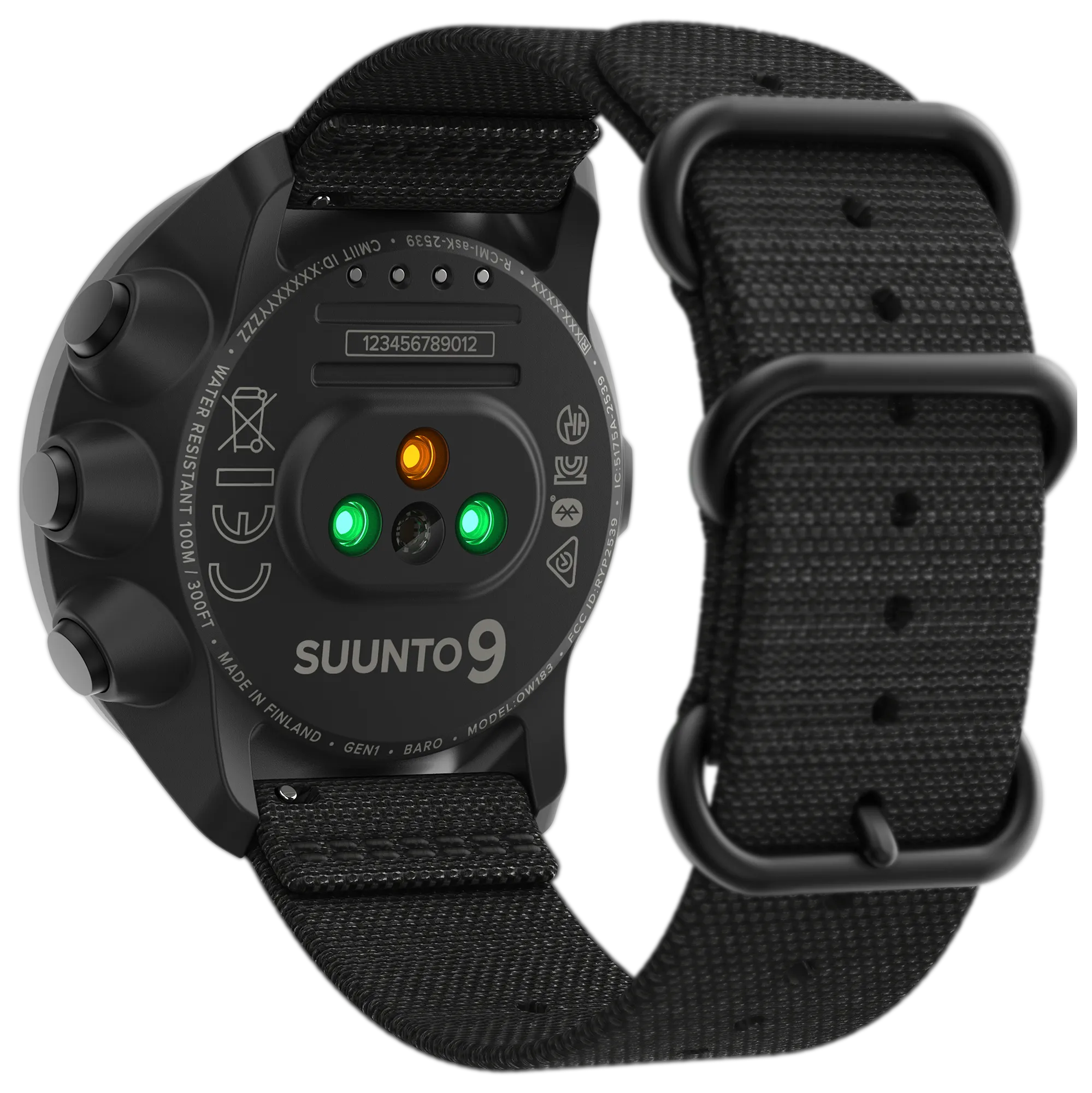Suunto 9 BARO Charcoal Black Titanium Ultra-endurance GPS Watch (SS050564000)