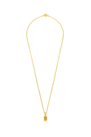 Sylvia Benson Petite Fortune Buoy Necklace on Micro Rolo Chain