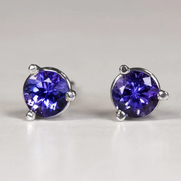 Tanzanite Earrings .79 Carat