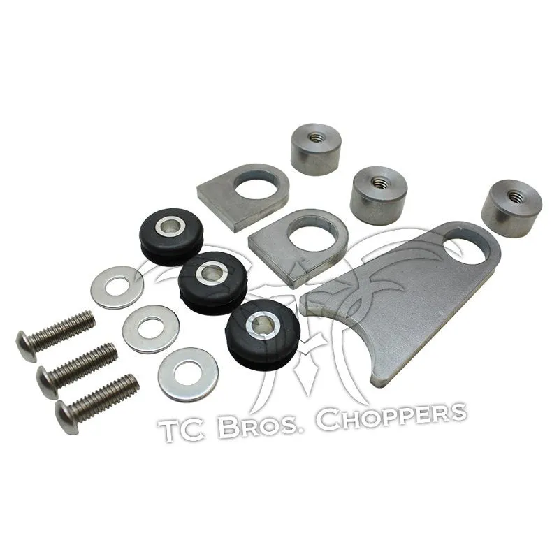 TC Bros Heavy Duty Oil Tank Mounting Kit For 1982-2003 Sportster Hardtail