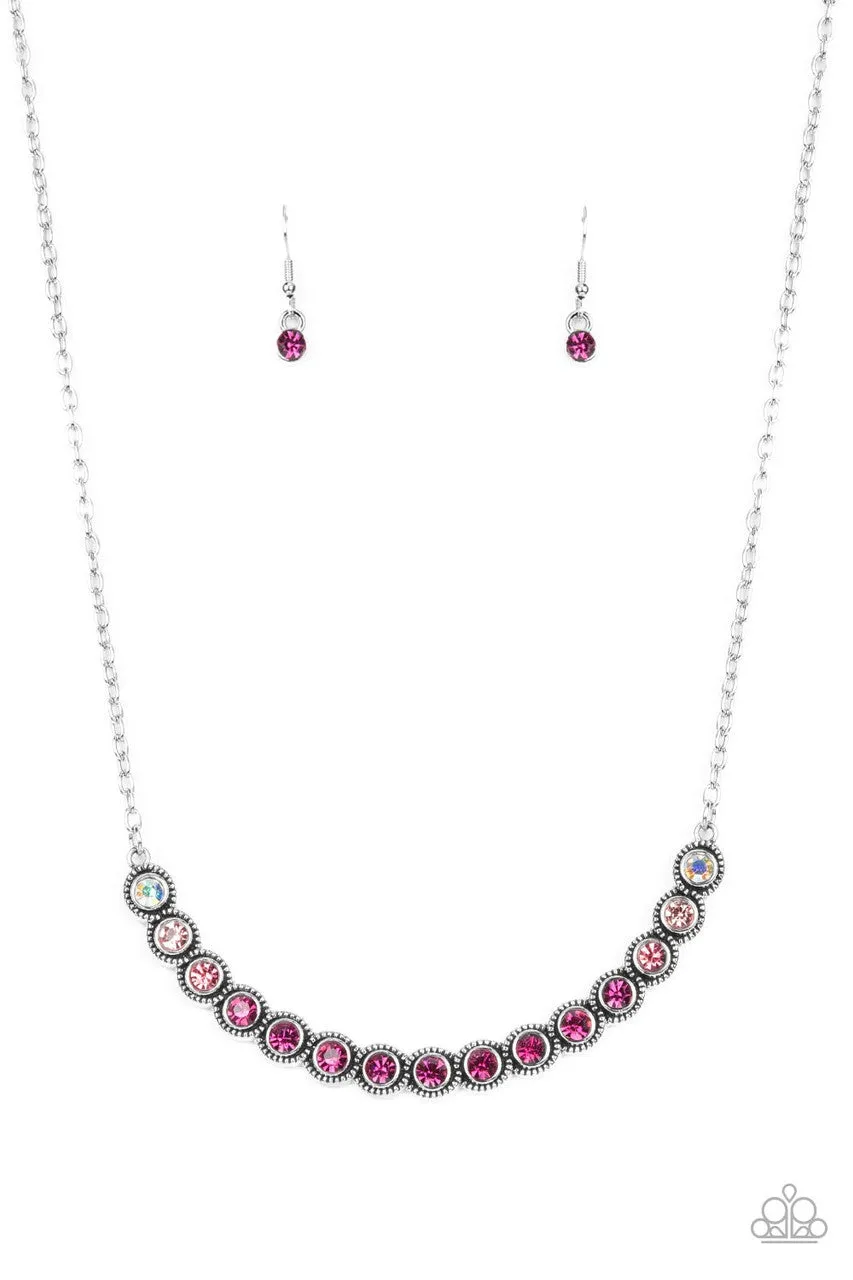 Throwing SHADES Pink Paparazzi Necklace