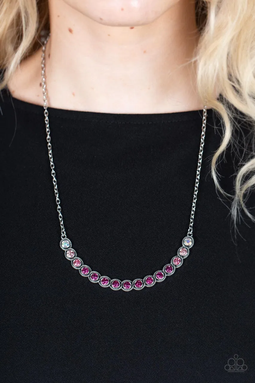 Throwing SHADES Pink Paparazzi Necklace