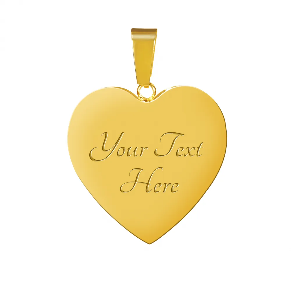 To My Daughter, One Thing, Love Dad (Red on Transparent) - Gold Finished Heart Bangle Bracelet