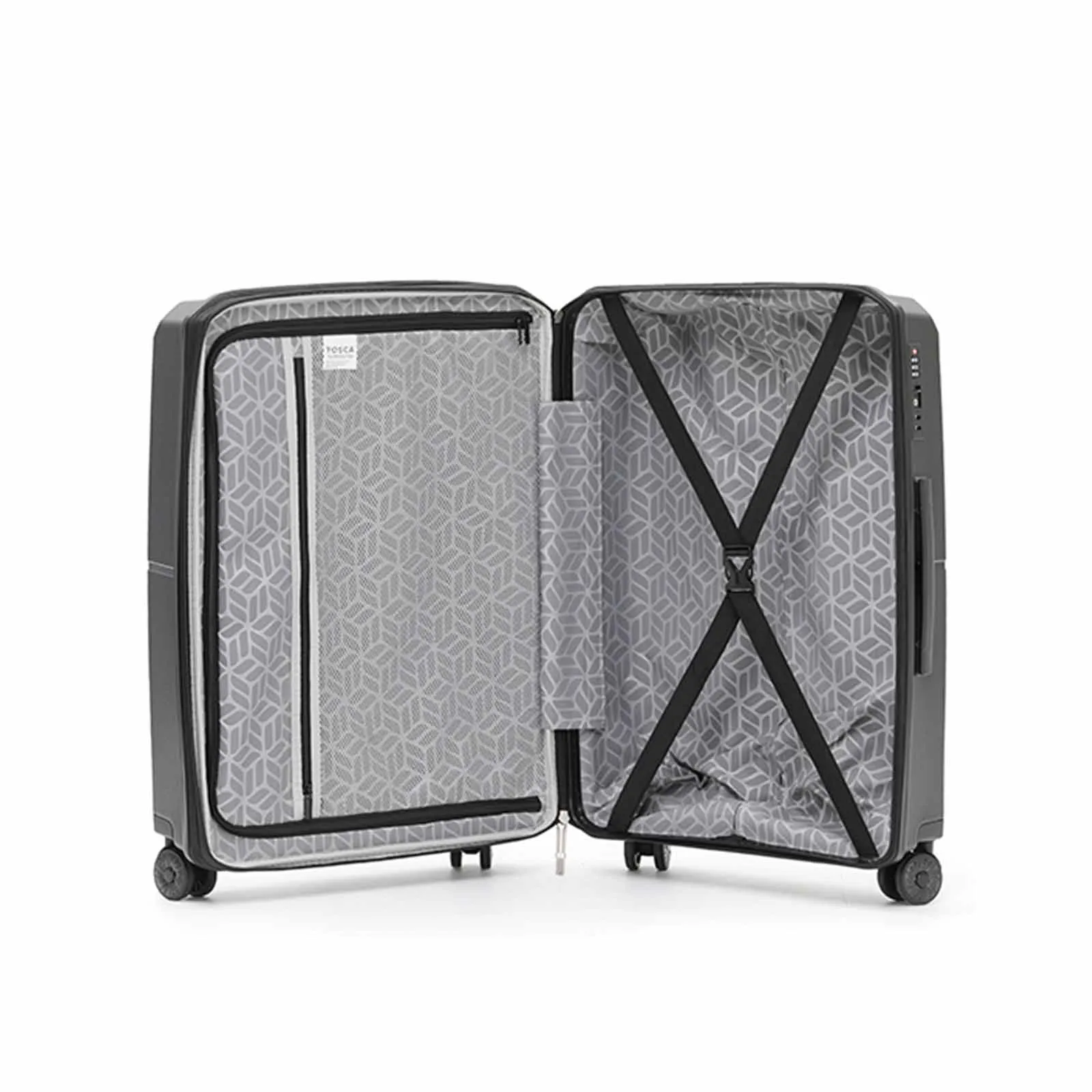 Tosca Globetrotter 25 Inch Medium Suitcase Black