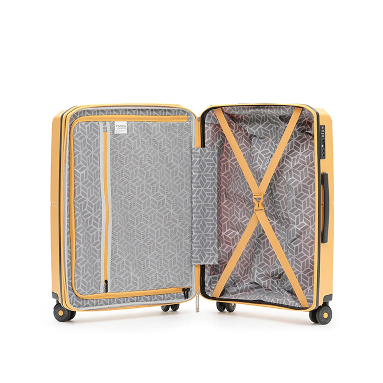 Tosca Globetrotter 29 Inch Large Suitcase Gold