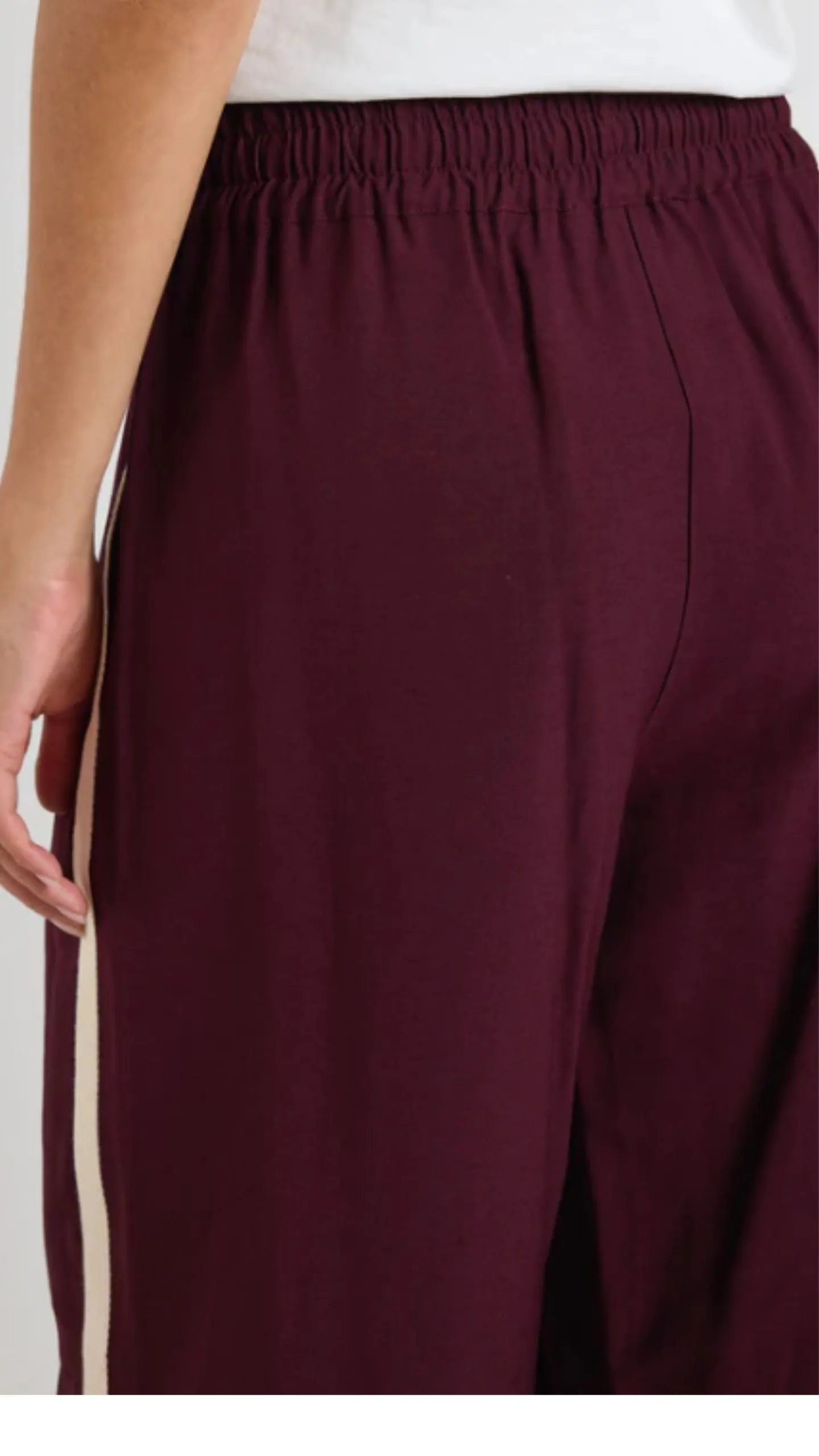 Townie Side Stripe Elastic Waist Pants