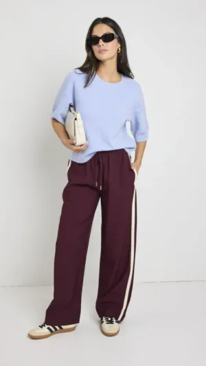 Townie Side Stripe Elastic Waist Pants