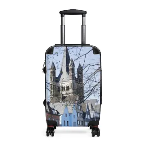 Travel Suitcase - Cologne Scenic Castle Design for Adventurers
