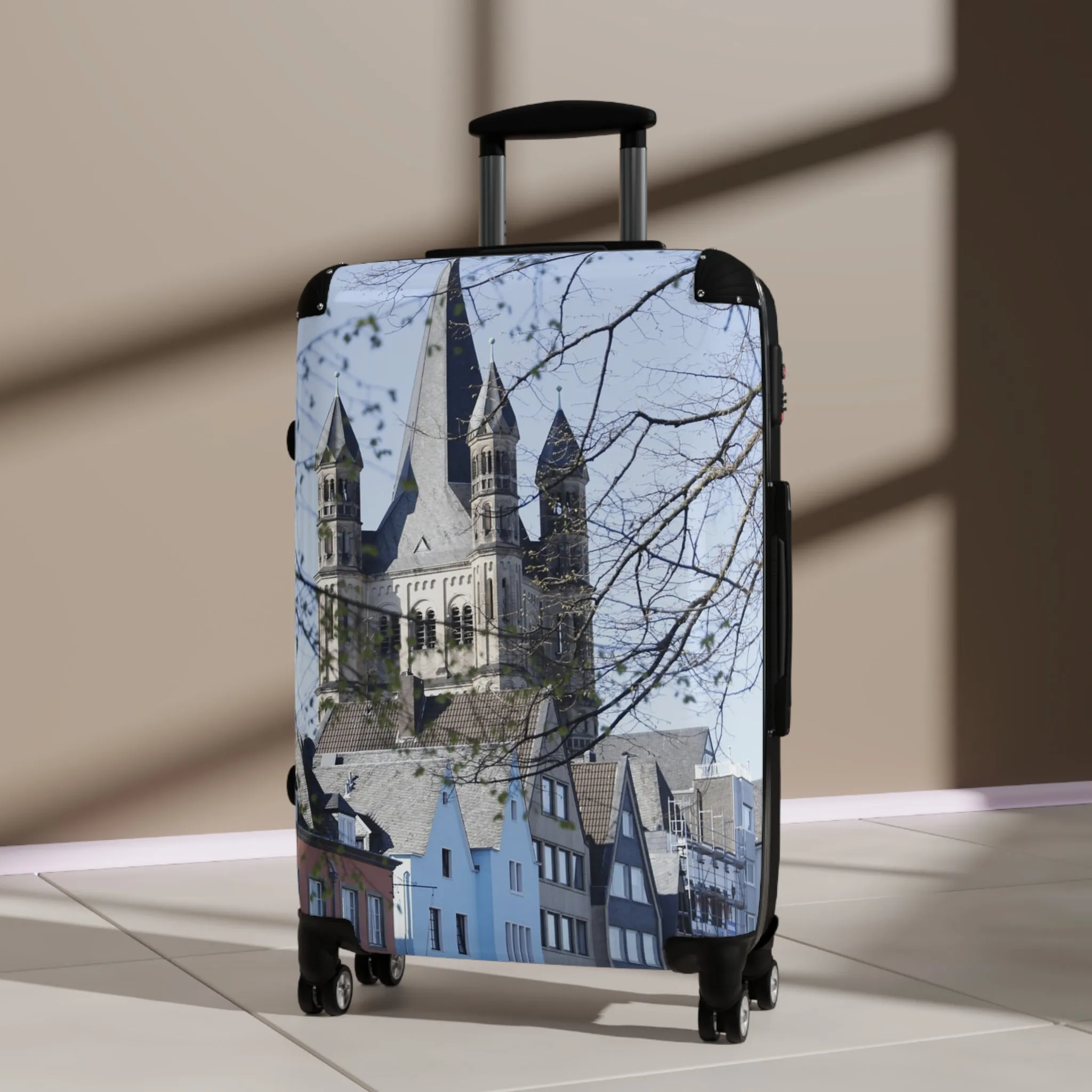 Travel Suitcase - Cologne Scenic Castle Design for Adventurers