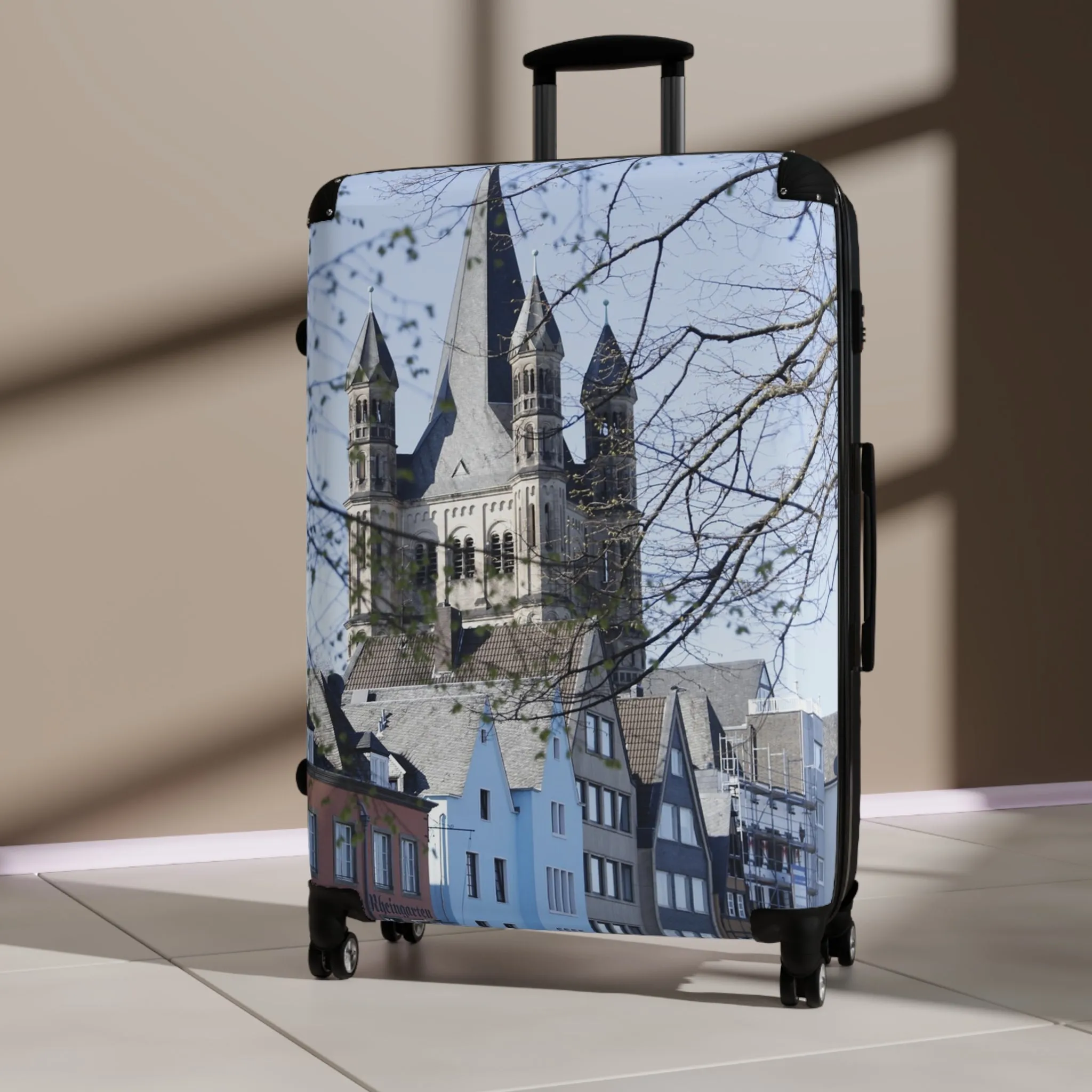 Travel Suitcase - Cologne Scenic Castle Design for Adventurers