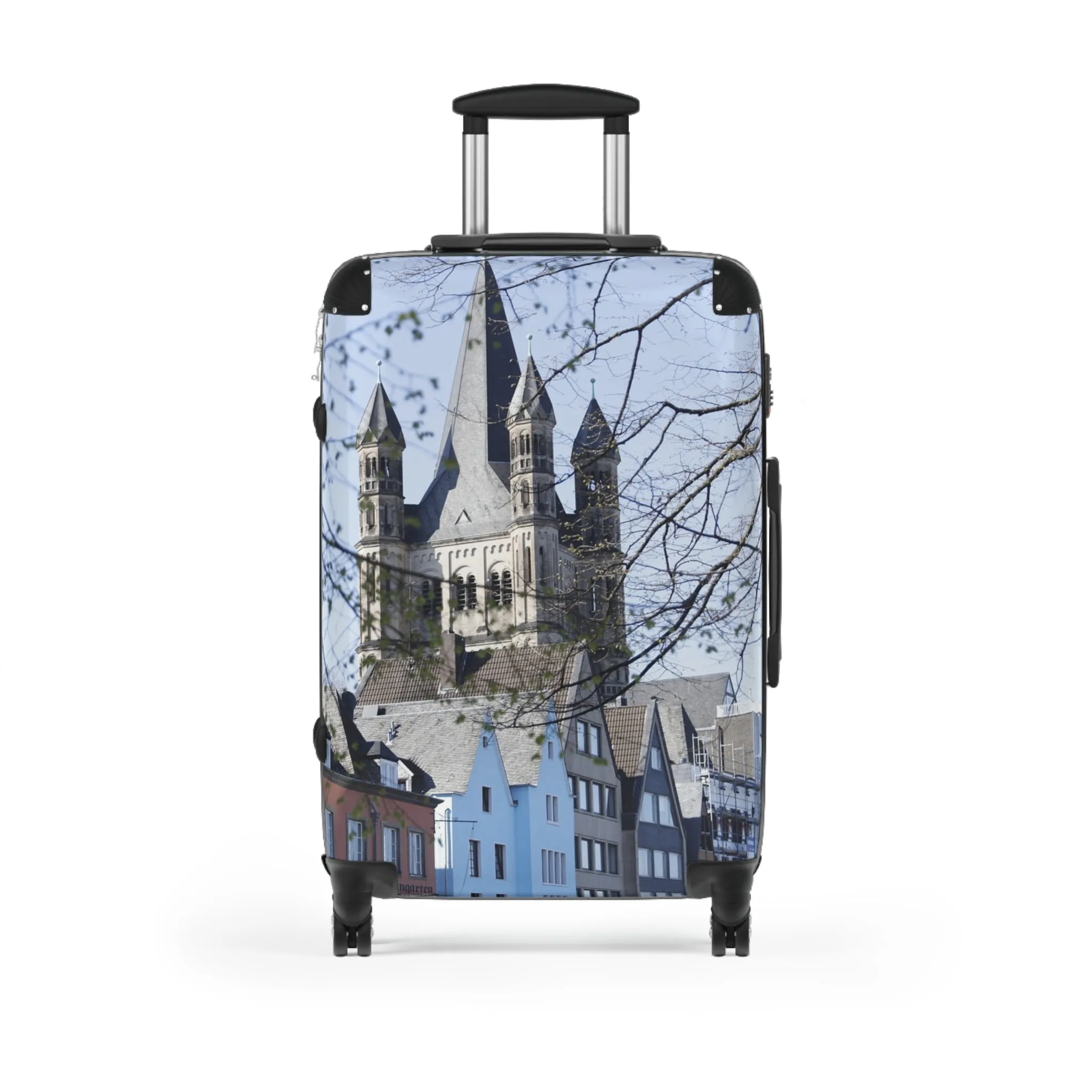 Travel Suitcase - Cologne Scenic Castle Design for Adventurers