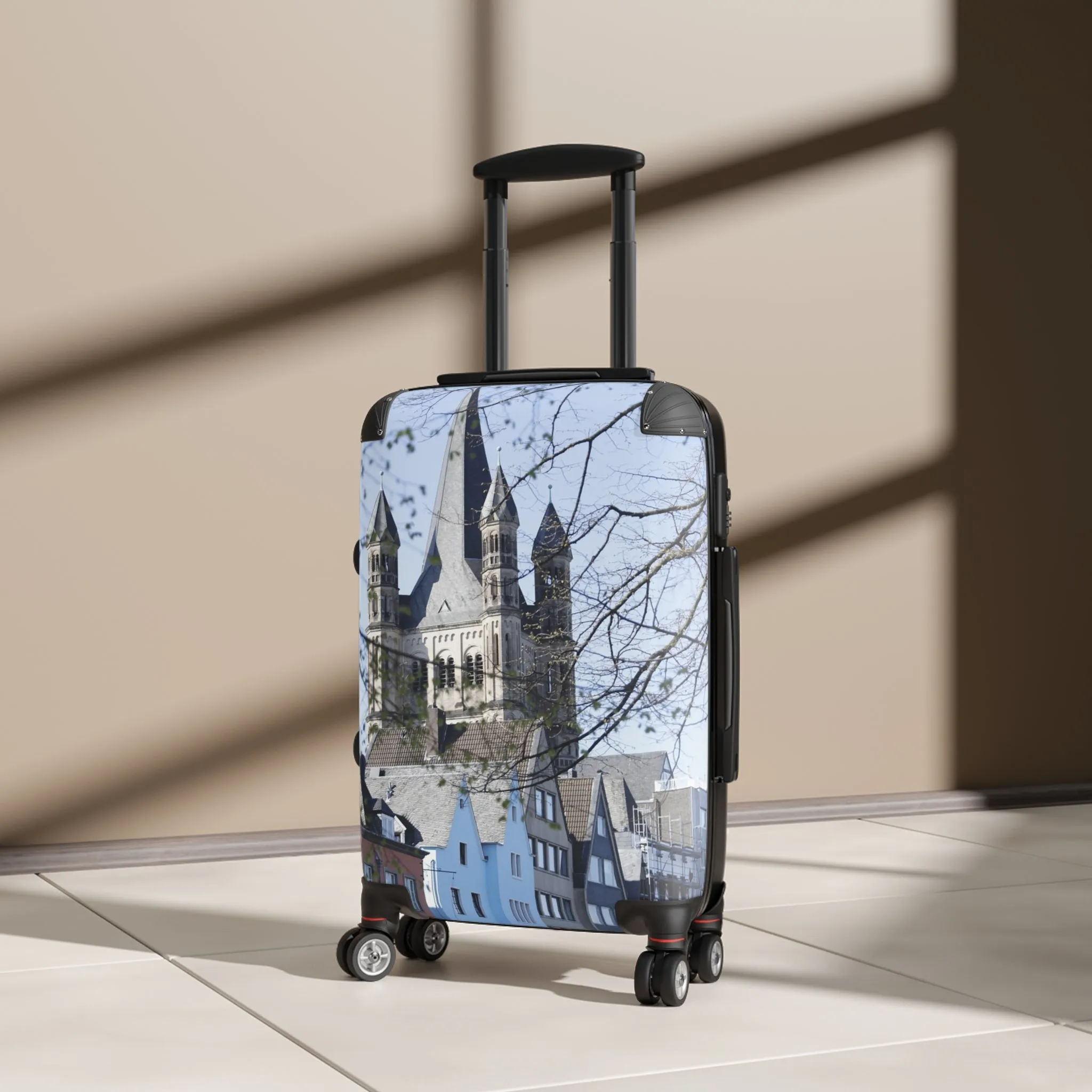 Travel Suitcase - Cologne Scenic Castle Design for Adventurers