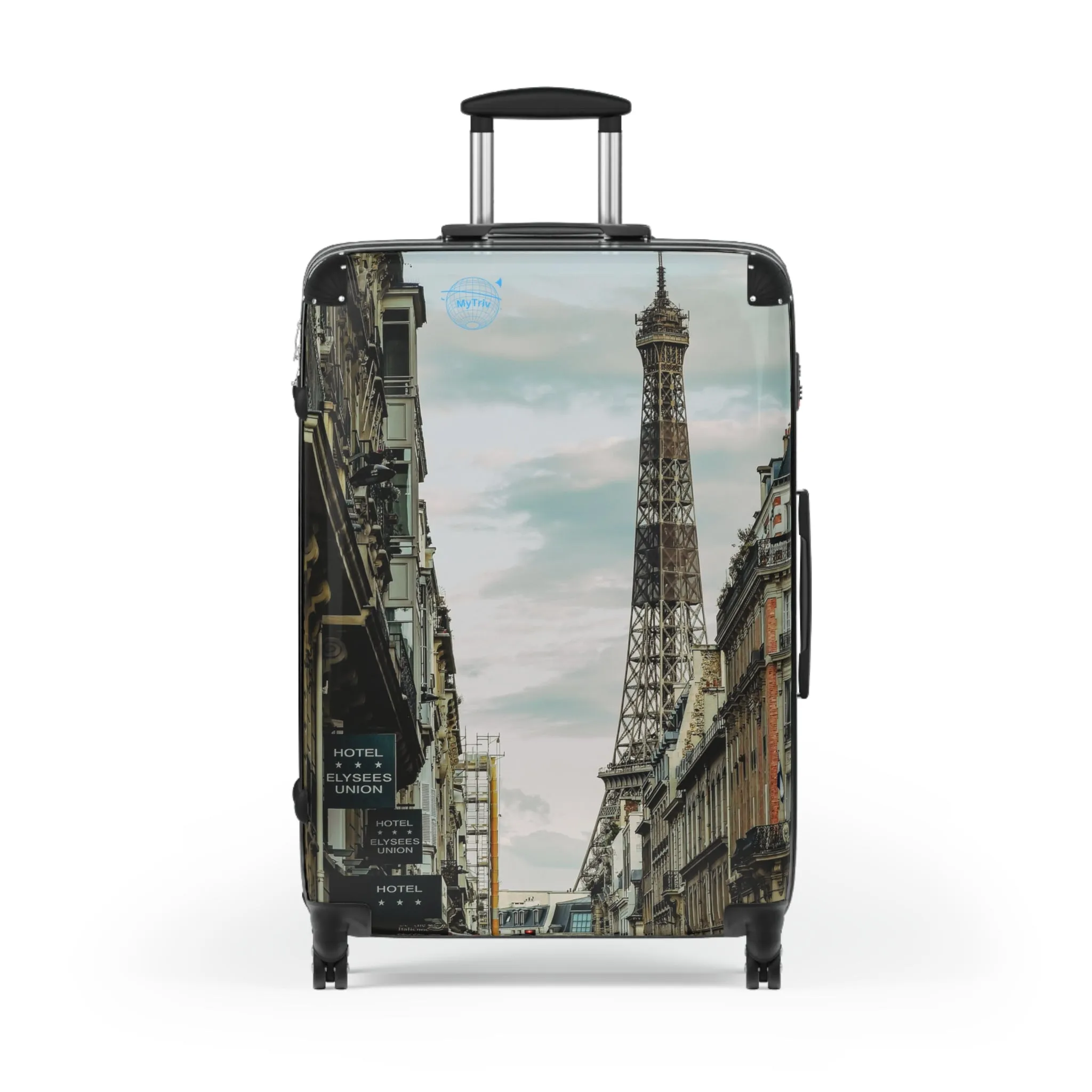 Travel Suitcase - Eiffel Tower Stylish Carry-On Luggage for Adventurers