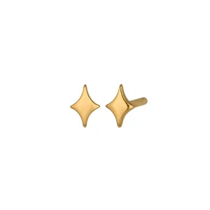 Twinkle Starburst Stud Earrings in Gold