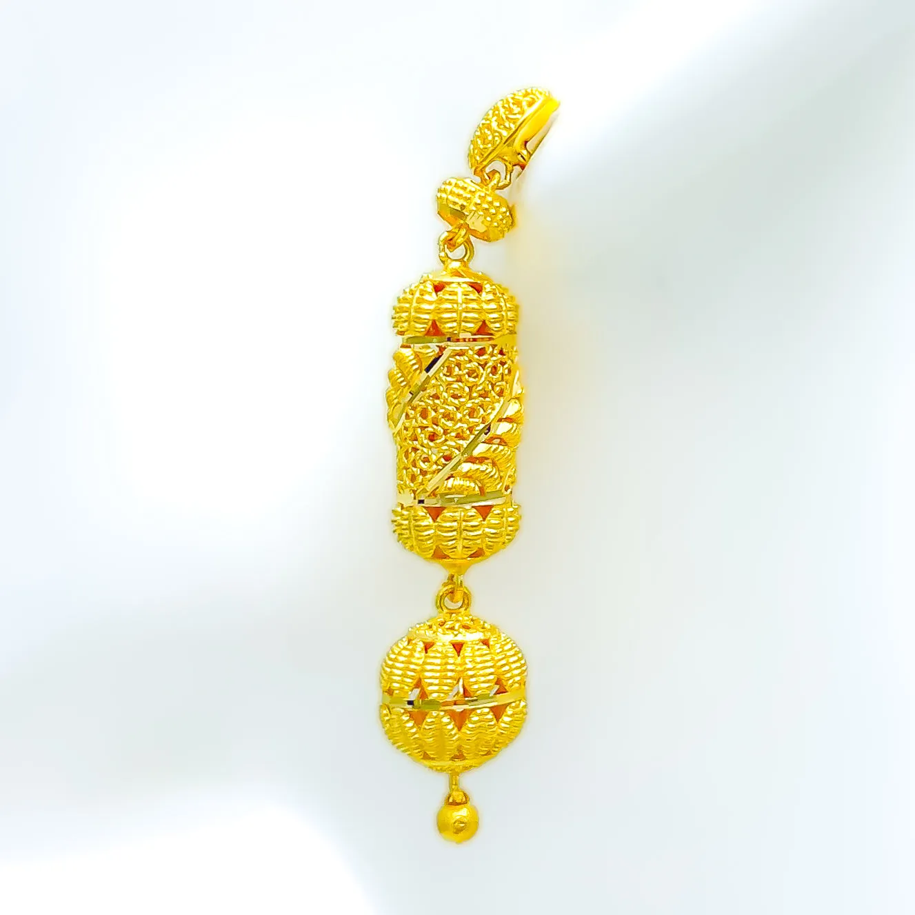 Unique Majestic 22k Gold Earrings