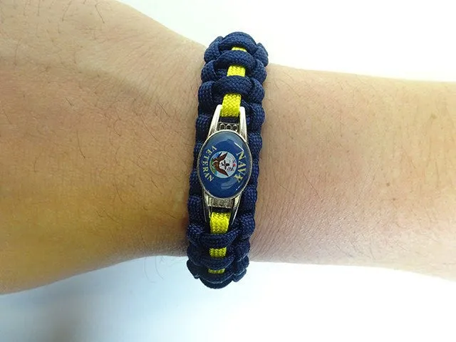 US Navy Veteran Paracord Bracelet