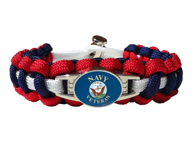 US Navy Veteran Paracord Bracelet