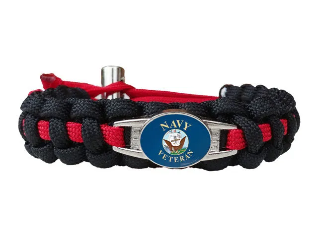 US Navy Veteran Paracord Bracelet