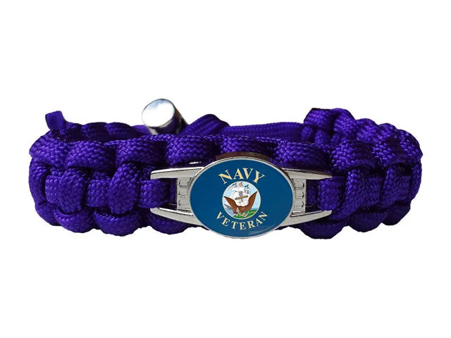 US Navy Veteran Paracord Bracelet