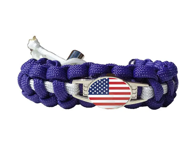 U.S.A. Flag Paracord Bracelet