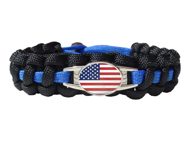 U.S.A. Flag Paracord Bracelet
