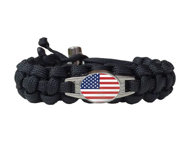 U.S.A. Flag Paracord Bracelet