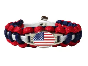 U.S.A. Flag Paracord Bracelet