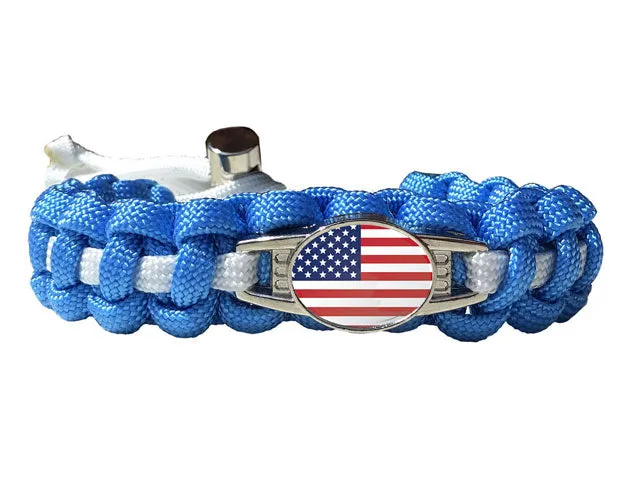 U.S.A. Flag Paracord Bracelet