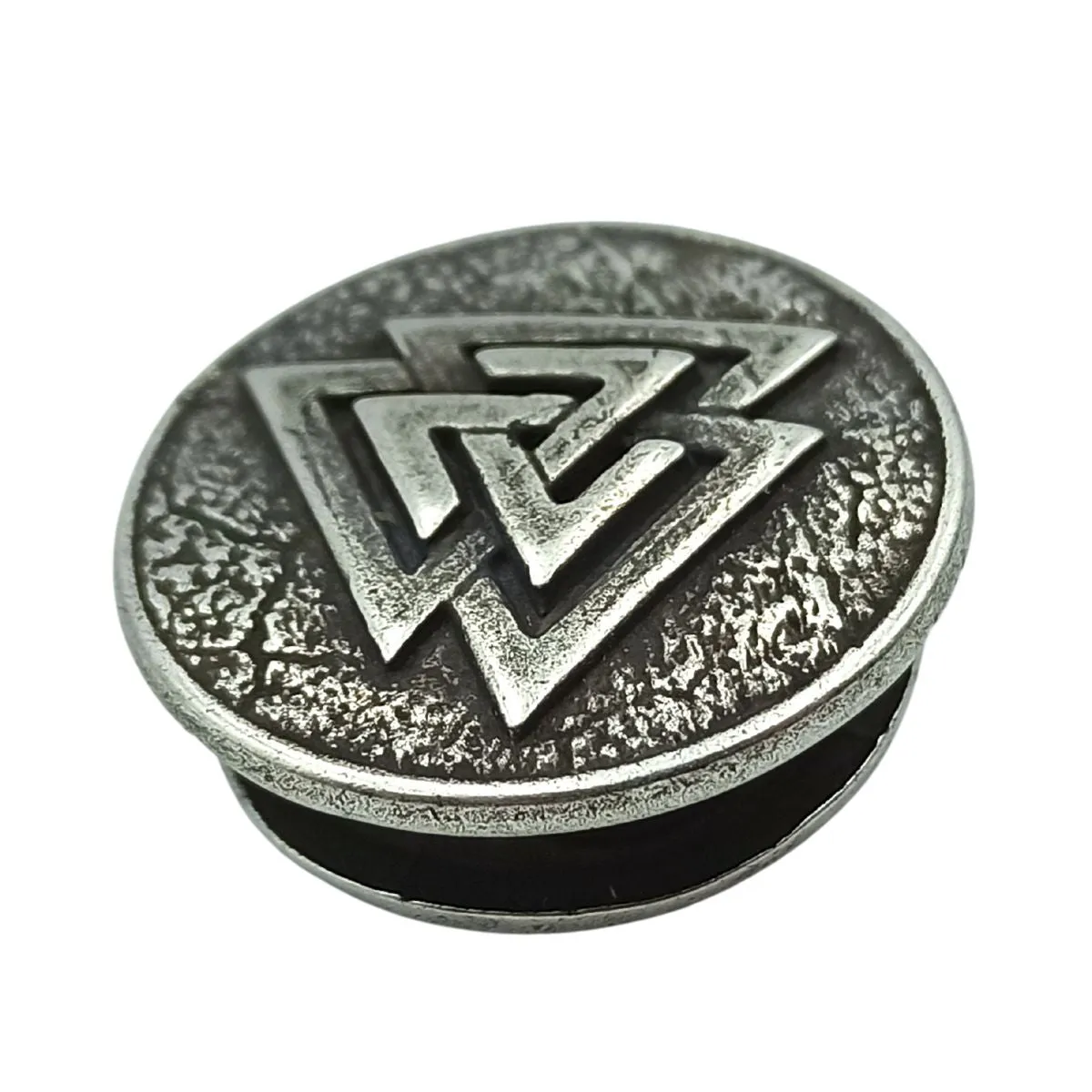Valknut round paracord bead
