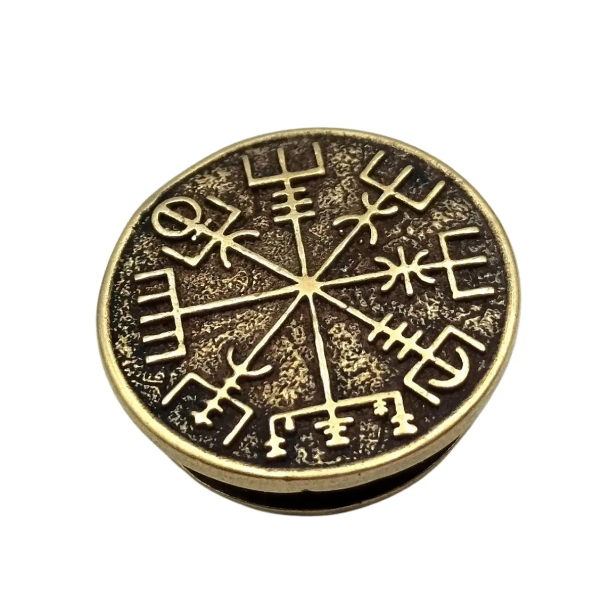Vegvisir rune paracord bead