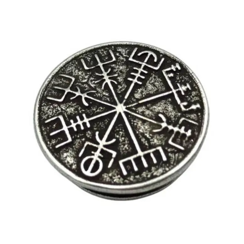 Vegvisir rune paracord bead