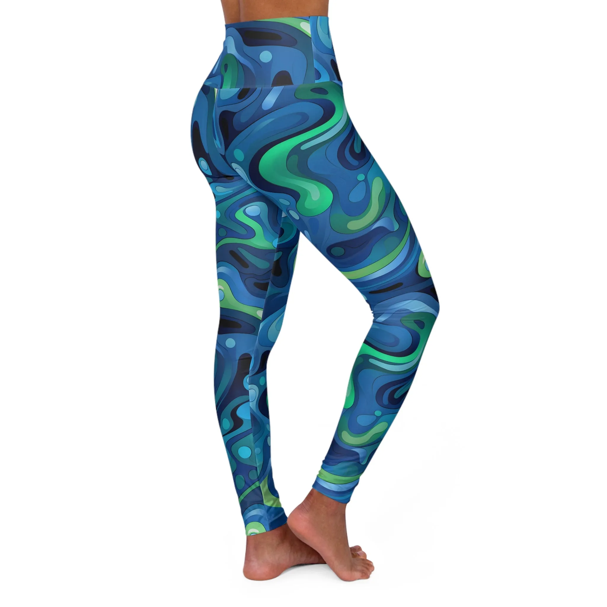 Vibrant High Waisted Yoga Leggings for Active Living