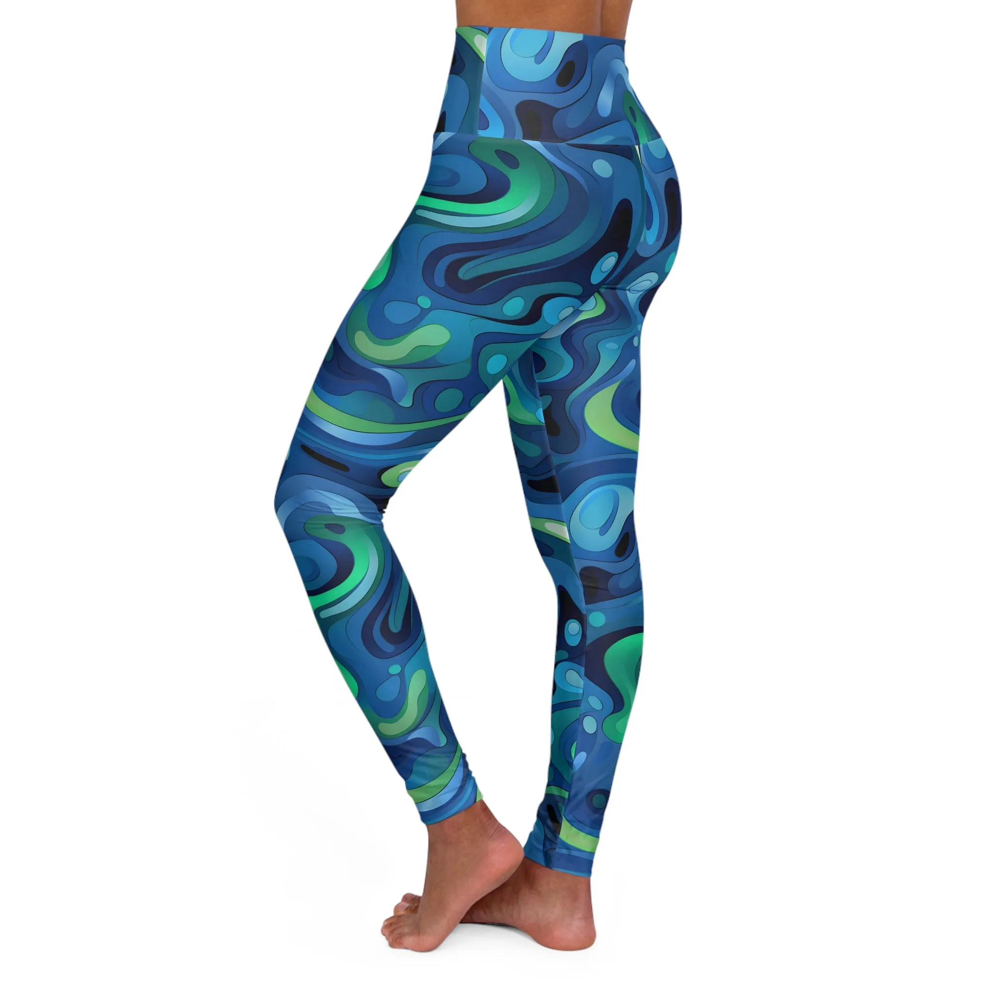 Vibrant High Waisted Yoga Leggings for Active Living