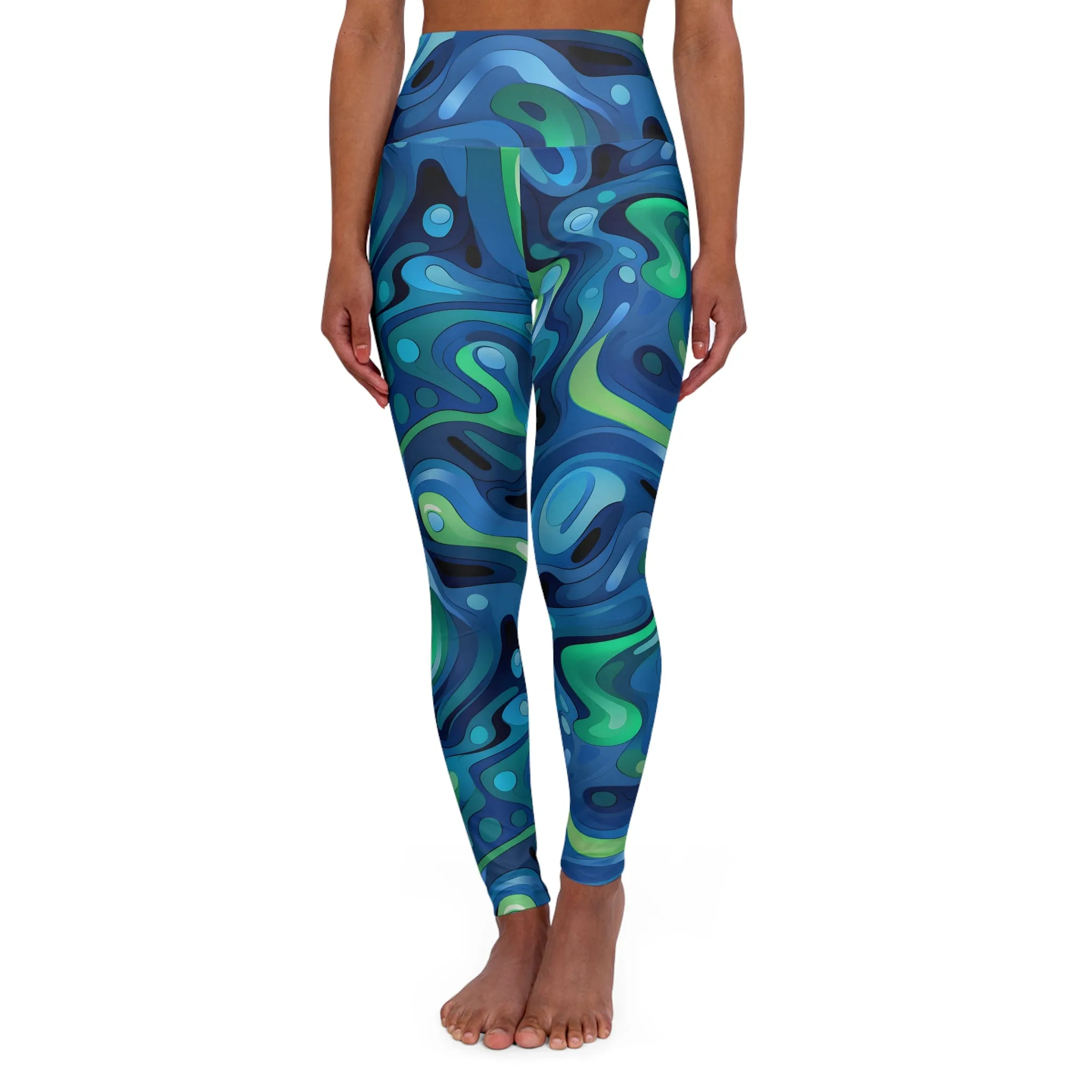 Vibrant High Waisted Yoga Leggings for Active Living