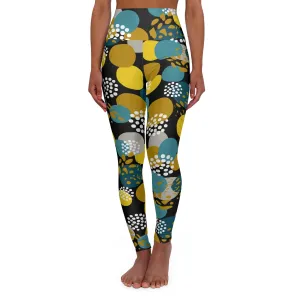 Vibrant High Waisted Yoga Leggings - Stylish Activewear for Fitness Enthusiasts