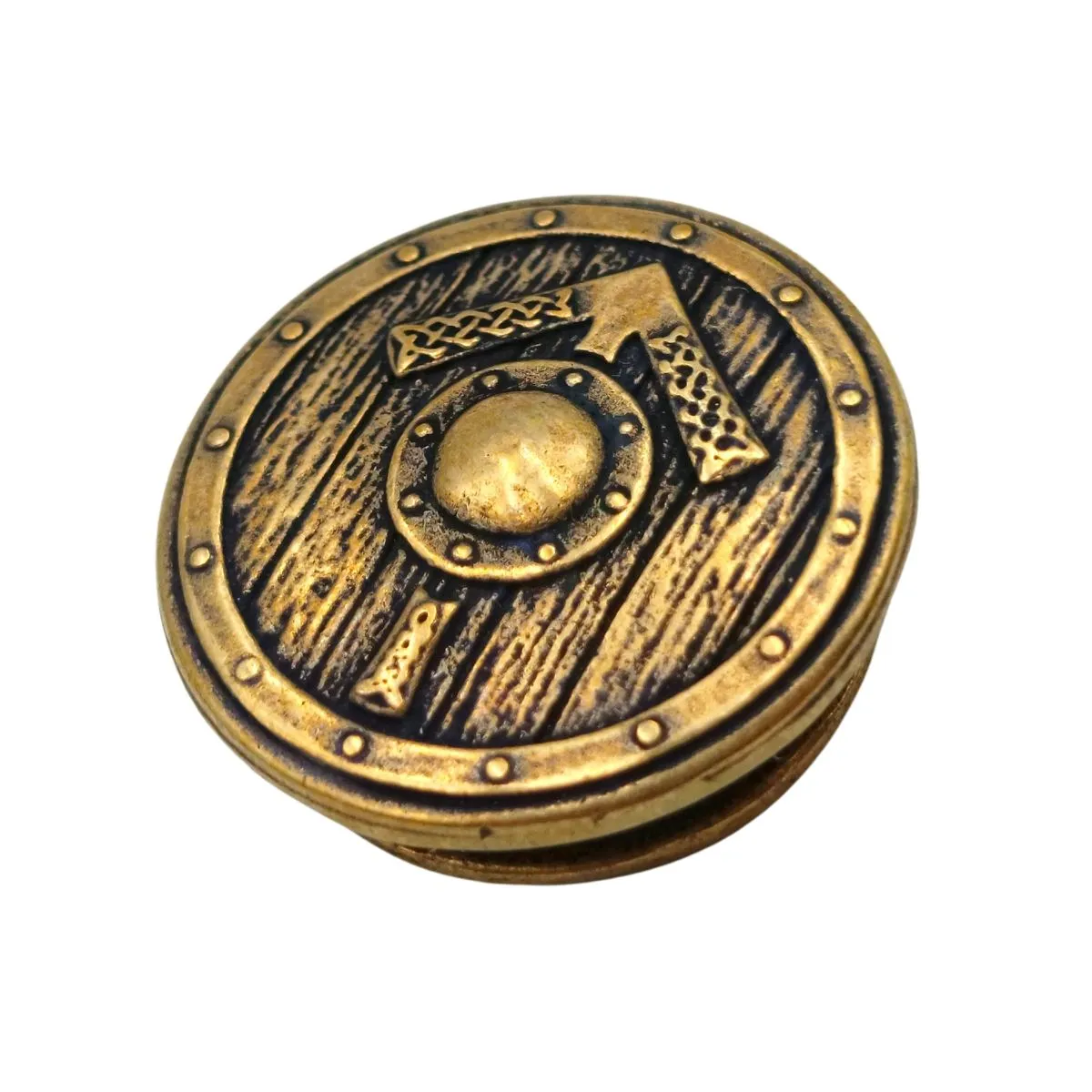 Viking shield paracord bead