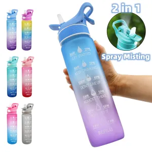 Water Bottle Scrub Bounce Cover Straw