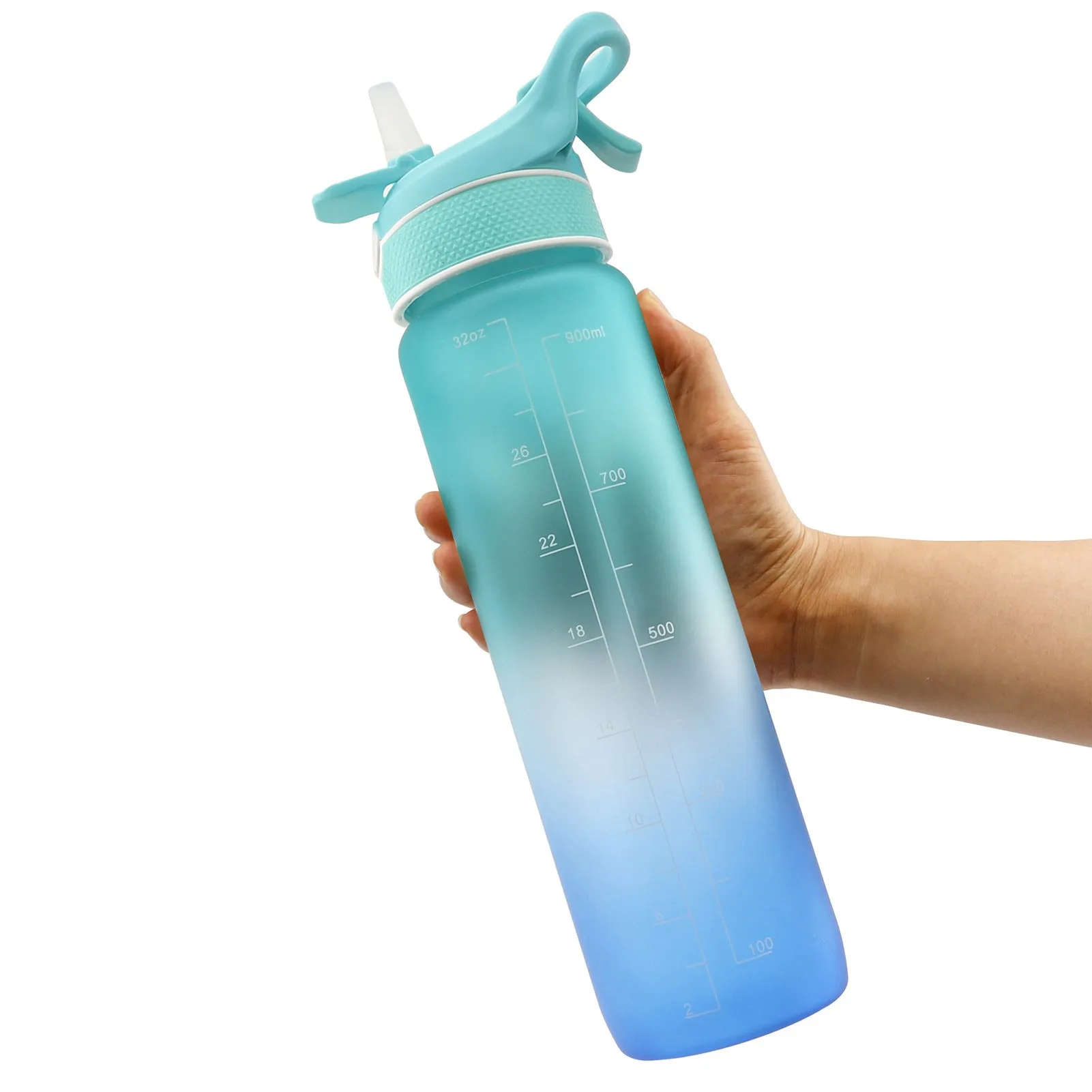 Water Bottle Scrub Bounce Cover Straw
