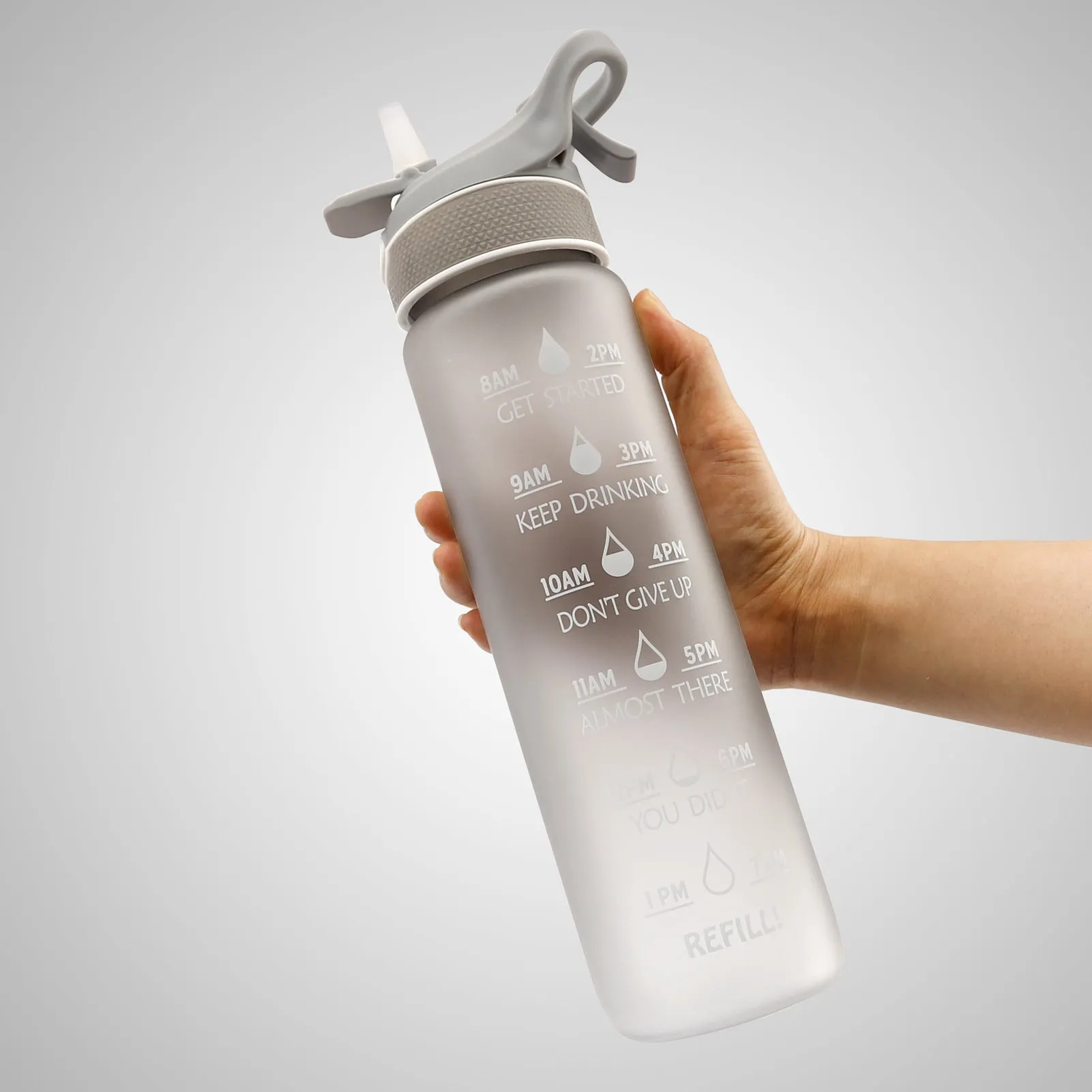 Water Bottle Scrub Bounce Cover Straw