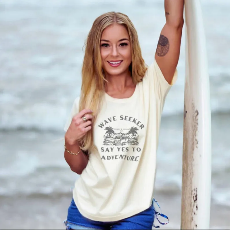 Wave Seeker - Women's dyed heavyweight - Tee