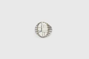 White Buffalo Turquoise Ring