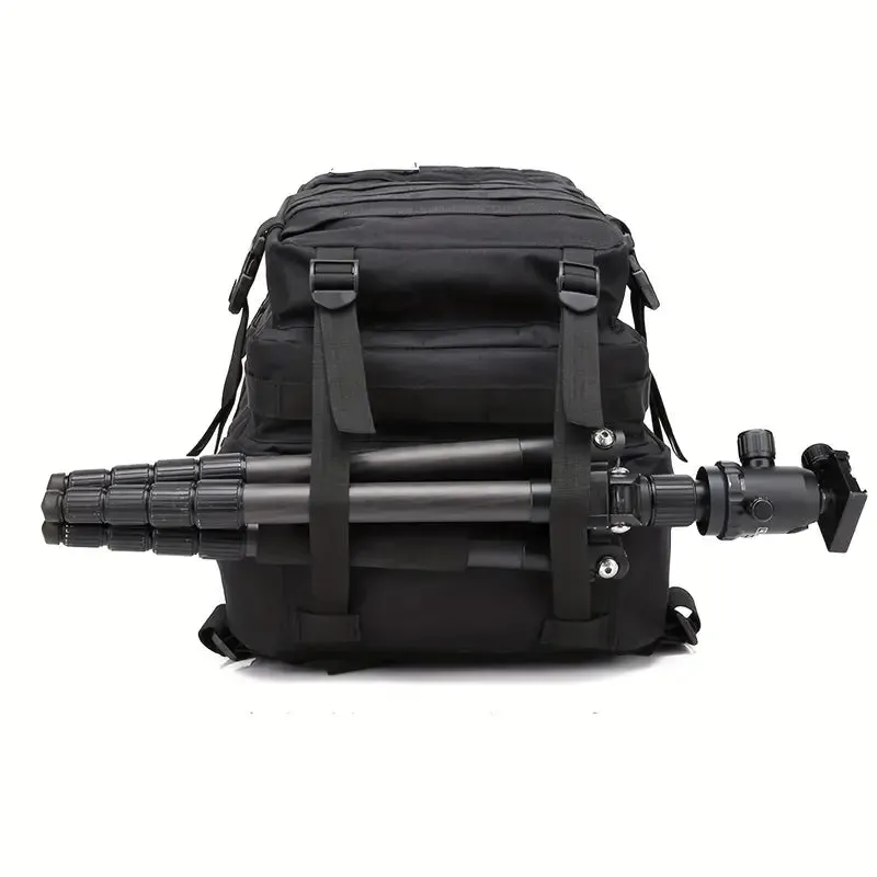 Wild West Frontier Explorer: 45L Tactical MOLLE Backpack for Outdoor Adventures