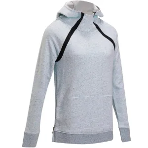 Women's Hooded Pilates & Gentle Gym Jacket - Mottled Blue