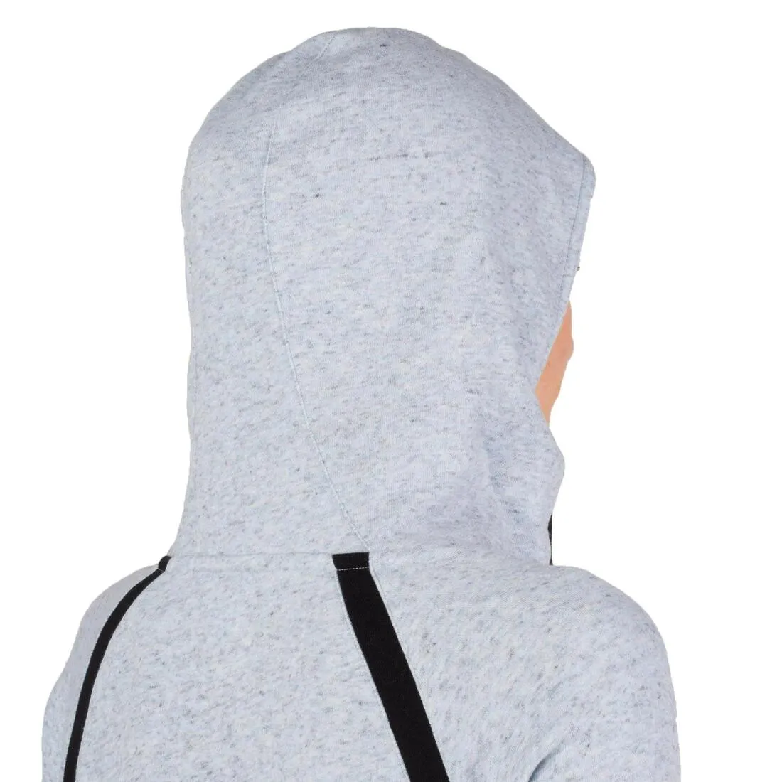 Women's Hooded Pilates & Gentle Gym Jacket - Mottled Blue