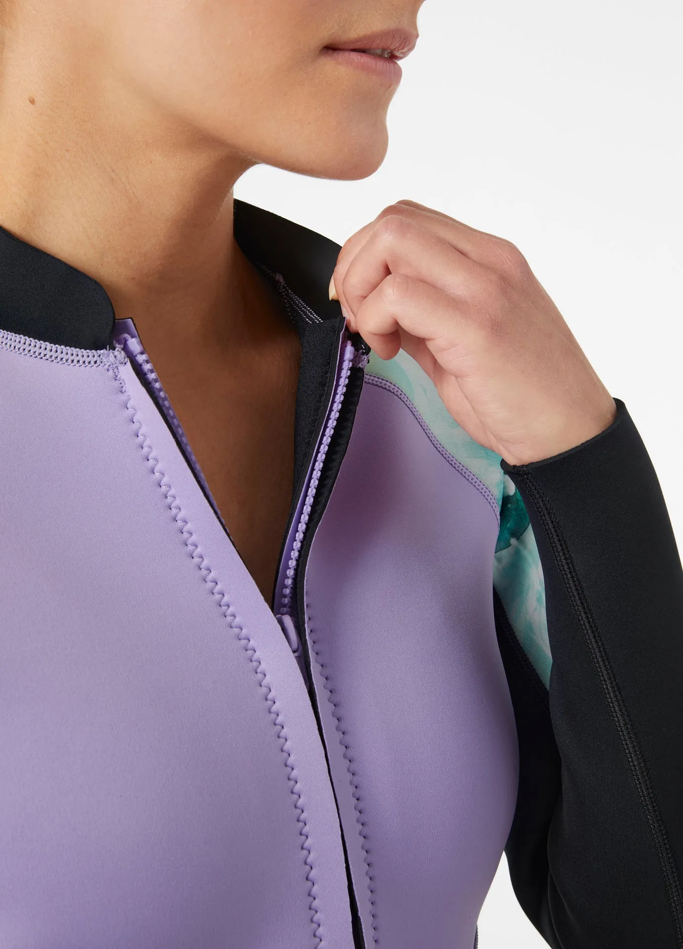 WOMEN'S WATERWEAR HALF ZIP JACKET 2 - JADE ESRA