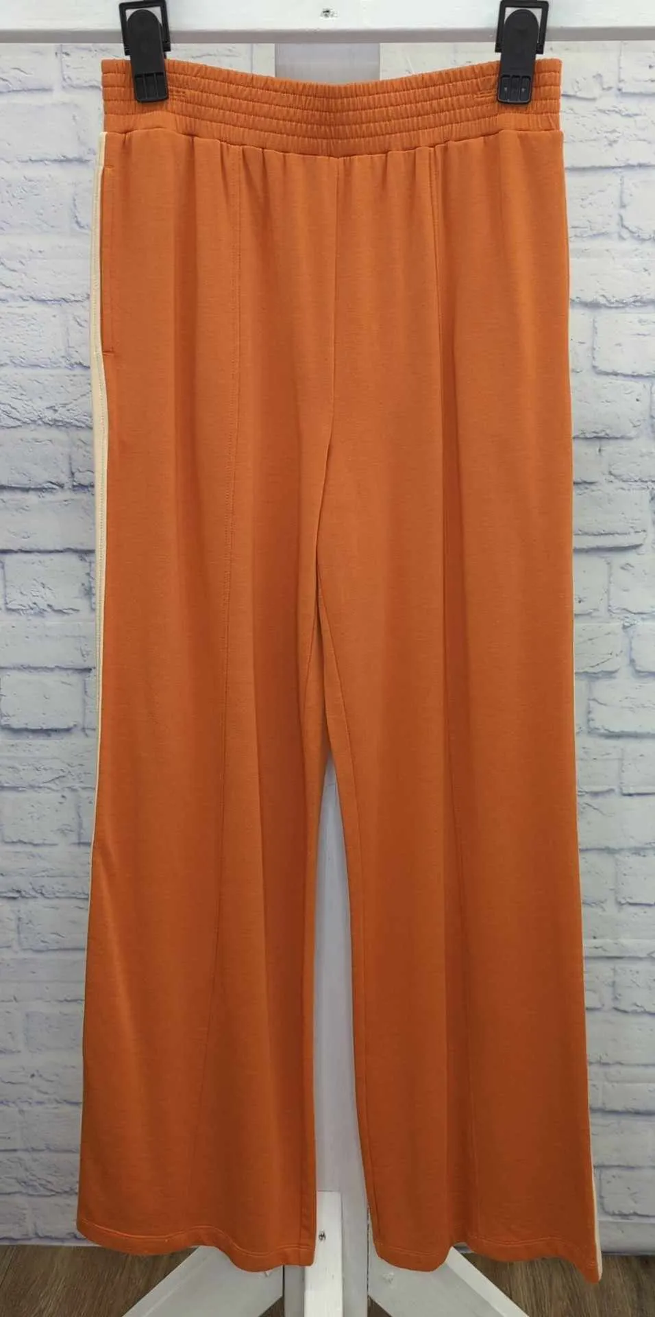 XSMALL RUST A628900 Studio Park x Kerstin Lindquist Reg Side Stripe Knit Pant
