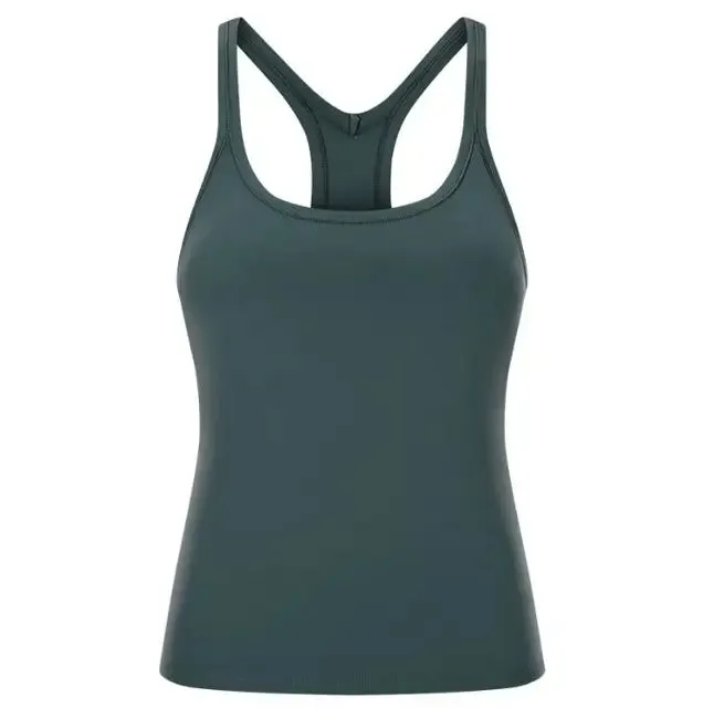 Yoga Vest for Women – Gym Sleeveless Sport Shirt, Fitness Training Sportswear, Outdoor Running Sport Tank Top, 2025