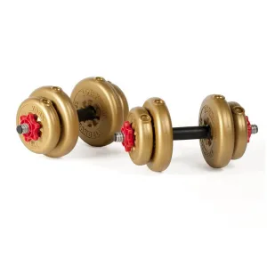 York 15kg Adjustable Vinyl Dumbbell Set