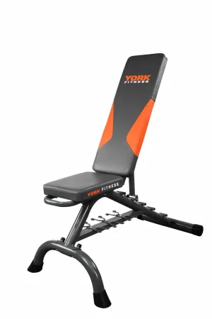 York Barbell | Perform Fitness Bench w/ Fitbell Storage
